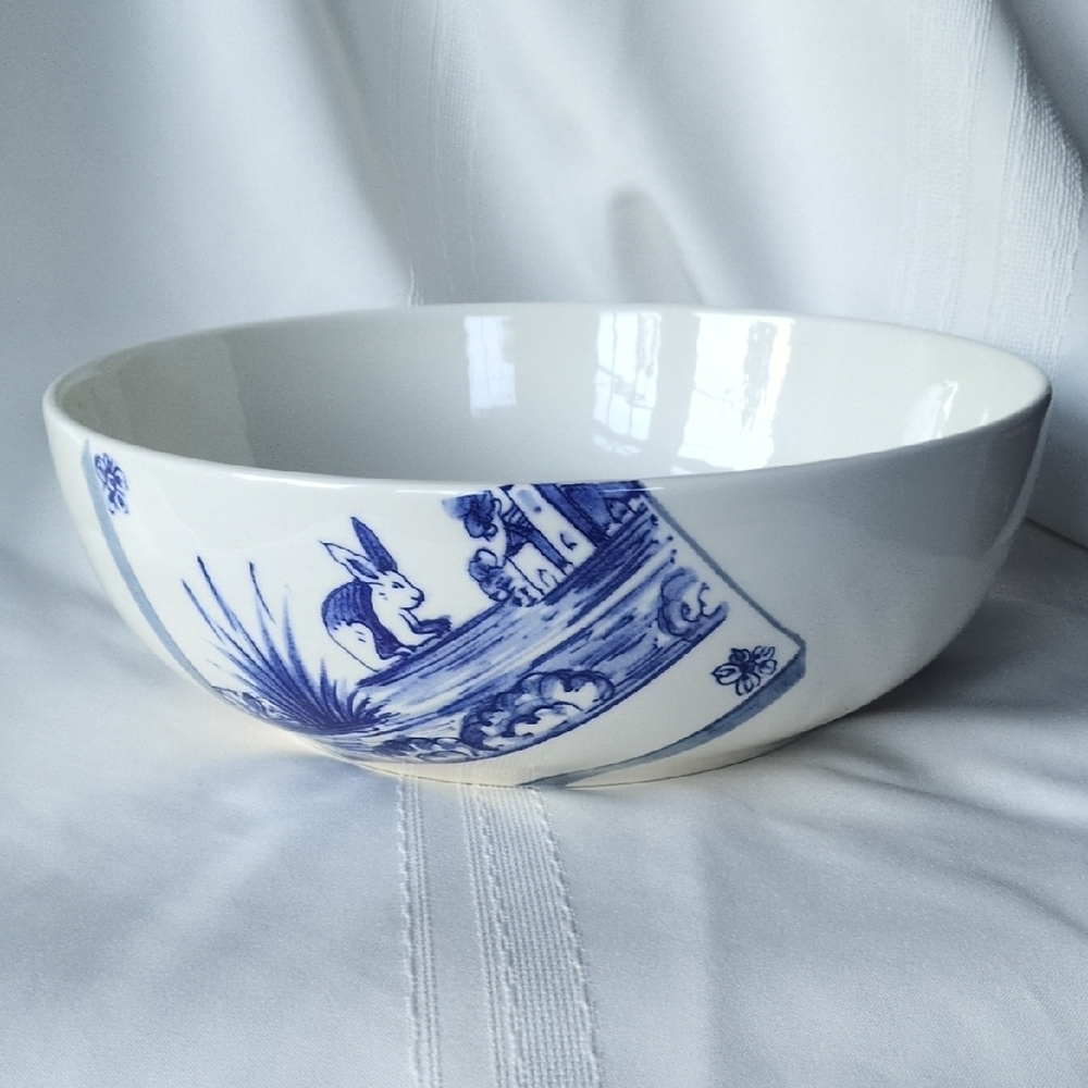Tiffany & Co. Italian Blue and White Pasta or Serving Bowl - Picture 2 of 6